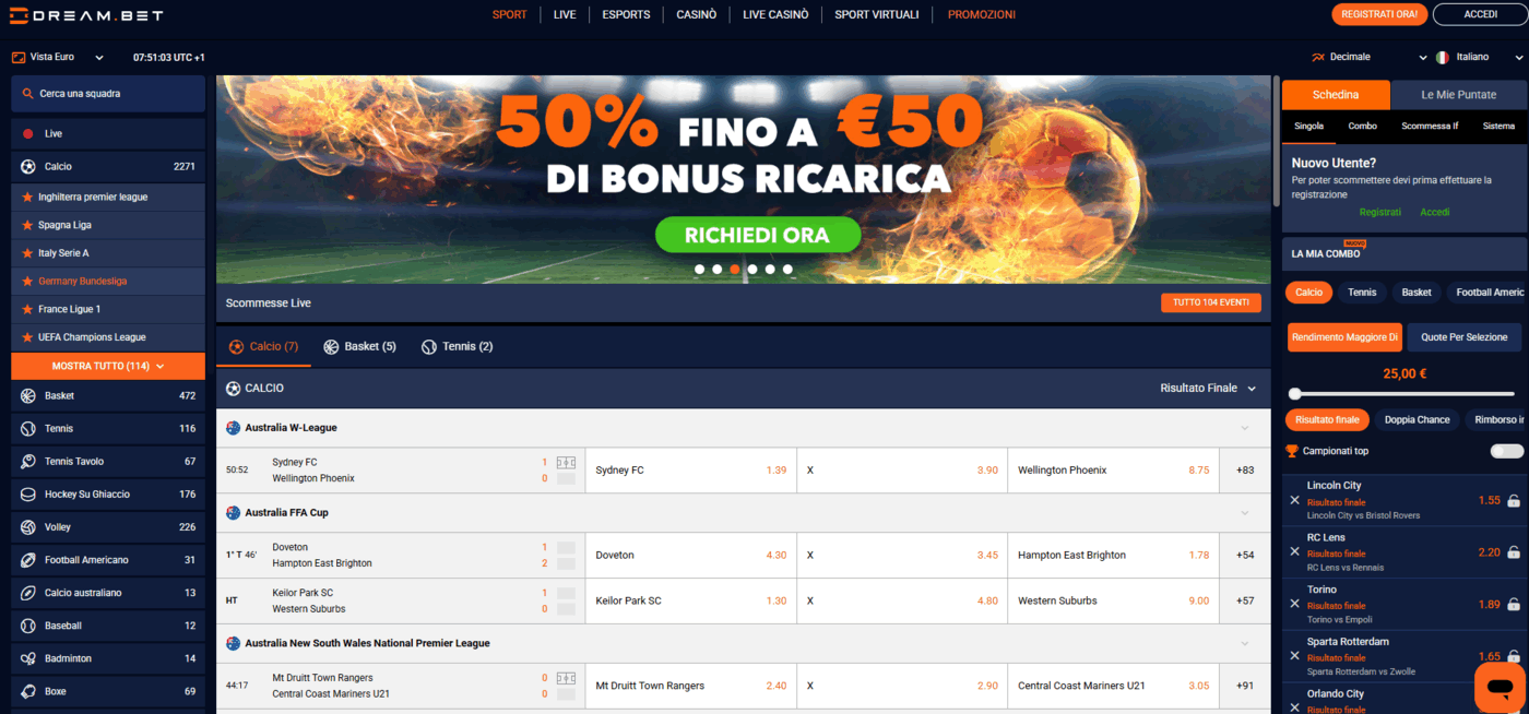 DreamBet Slot e promozioni